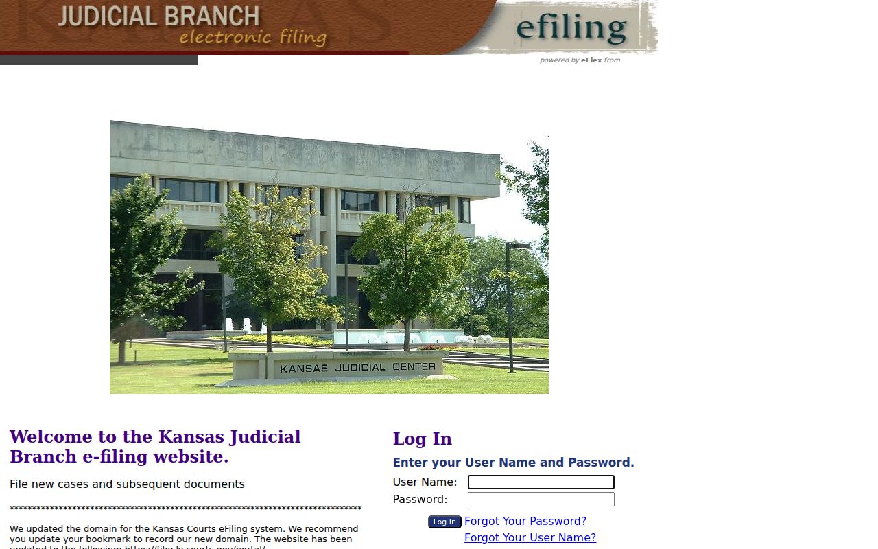 Graham County court records Kansas e-filing system distinction